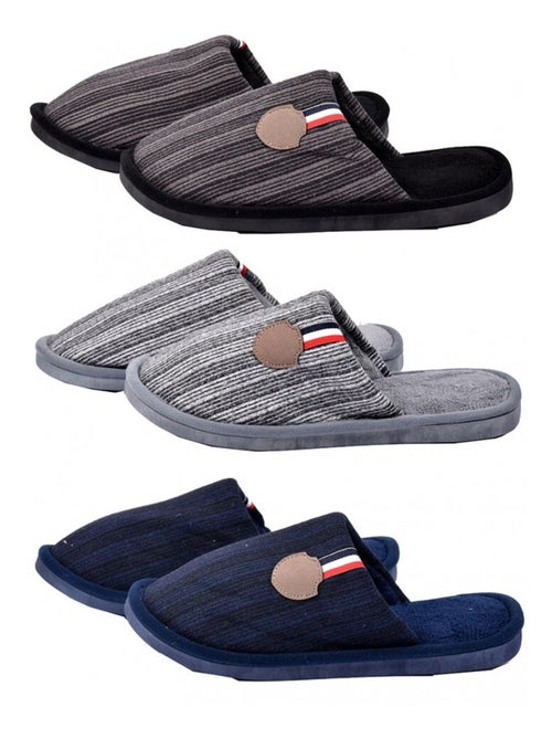 Pantoufle homme premium - Kiabi Pantoufle homme premium - Kiabi