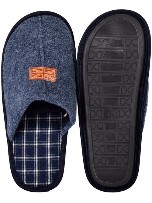 Pantoufle homme suedine - Kiabi Pantoufle homme suedine - Kiabi