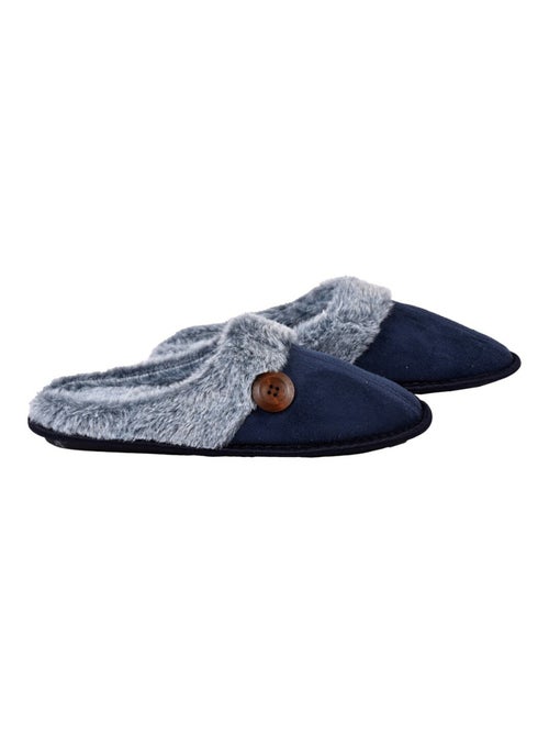 Pantoufle homme suedine - Kiabi Pantoufle homme suedine - Kiabi