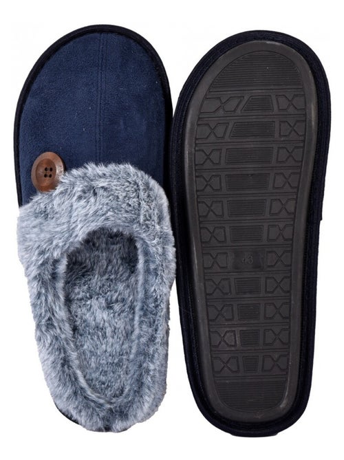 Pantoufle homme suedine - Kiabi Pantoufle homme suedine - Kiabi