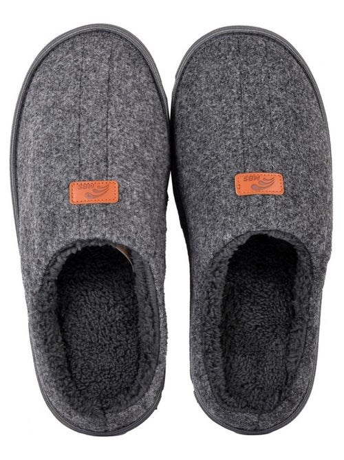 Pantoufle homme suedine - Kiabi Pantoufle homme suedine - Kiabi