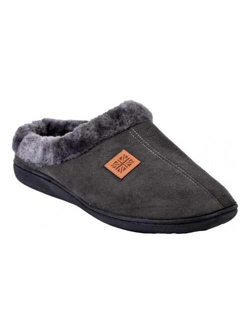 Pantoufle homme suedine - Kiabi Pantoufle homme suedine - Kiabi