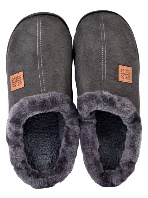 Pantoufle homme suedine - Kiabi Pantoufle homme suedine - Kiabi