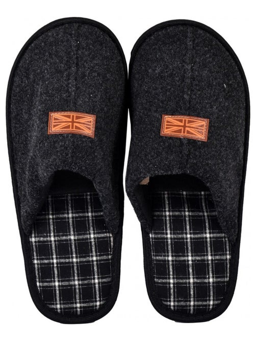 Pantoufle homme suedine - Kiabi Pantoufle homme suedine - Kiabi