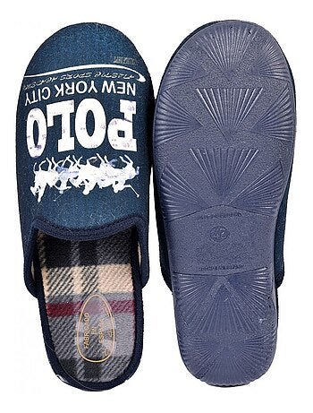 Pantoufle mule print fantaisie