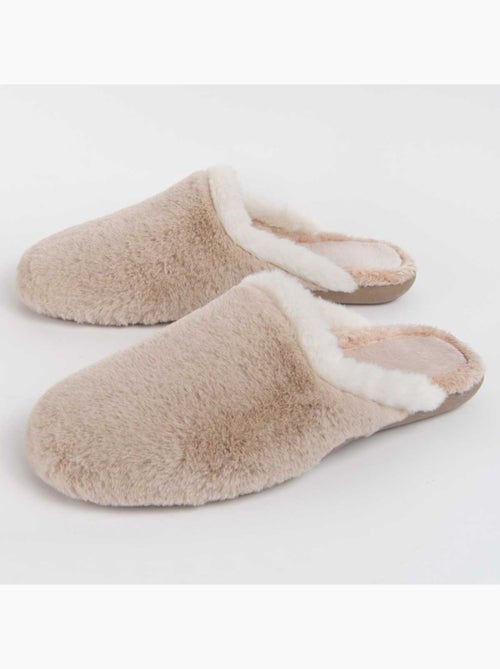Pantoufle Tissu Montevita - Kiabi Pantoufle Tissu Montevita - Kiabi