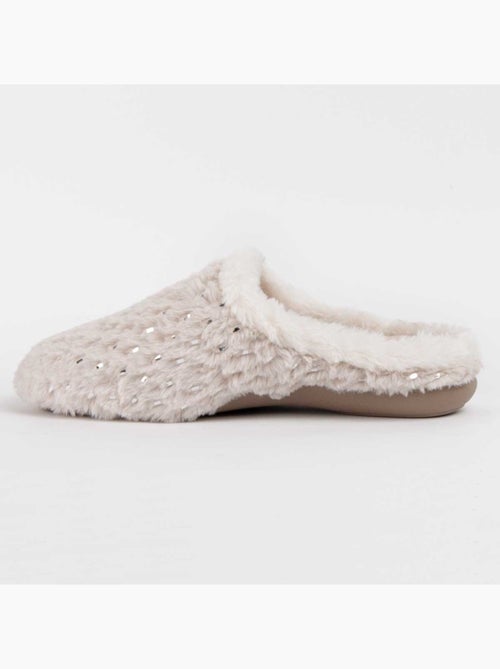 Pantoufle Tissu Montevita - Kiabi Pantoufle Tissu Montevita - Kiabi