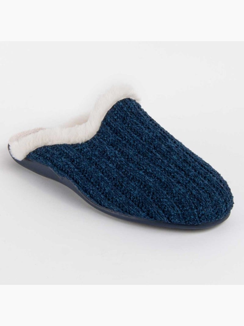 Pantoufle Tissu Montevita Bleu - Kiabi
