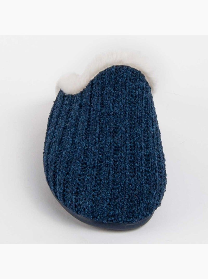 Pantoufle Tissu Montevita Bleu - Kiabi