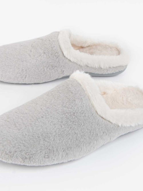 Pantoufle Tissu Montevita - Kiabi Pantoufle Tissu Montevita - Kiabi