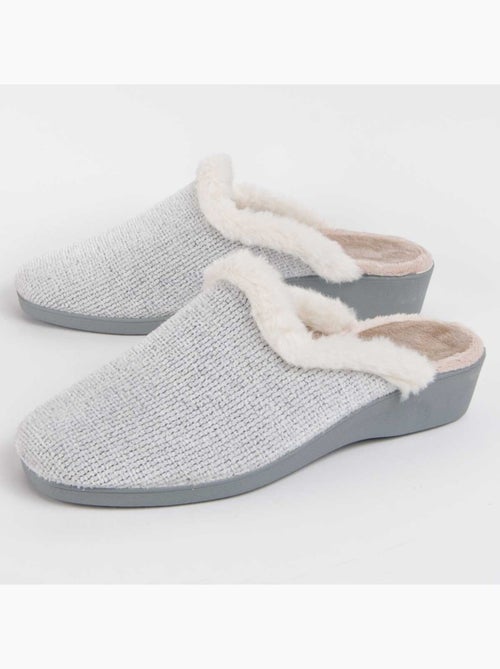 Pantoufle Tissu Montevita - Kiabi Pantoufle Tissu Montevita - Kiabi