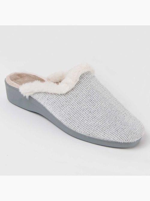 Pantoufle Tissu Montevita - Kiabi Pantoufle Tissu Montevita - Kiabi