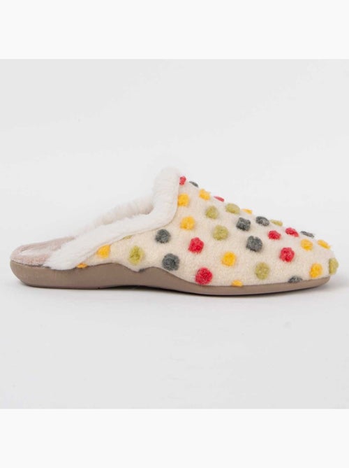 Pantoufle Tissu Montevita - Kiabi Pantoufle Tissu Montevita - Kiabi