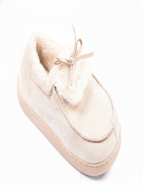 Pantoufles Charentaises femme Velours MD10154 - Kiabi Pantoufles Charentaises femme Velours MD10154 - Kiabi