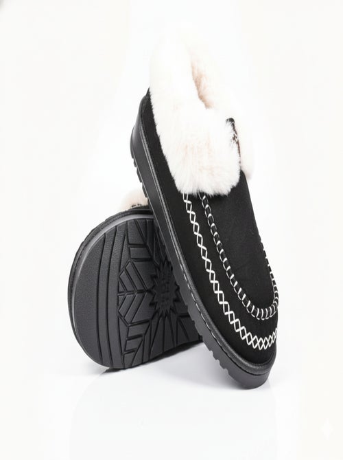 Pantoufles Charentaises Ultra Légères Sherpa MD10158 - Kiabi