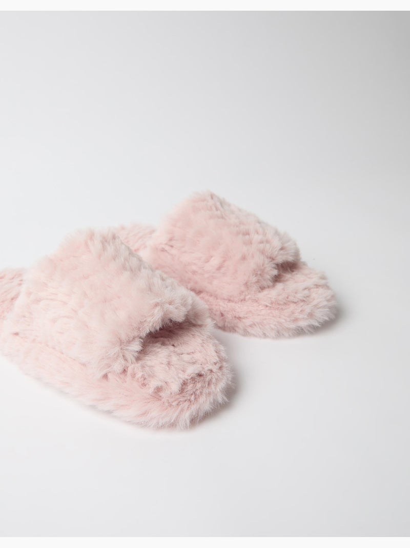 Pantoufles de salle ouverte, mo fashion Rose - Kiabi