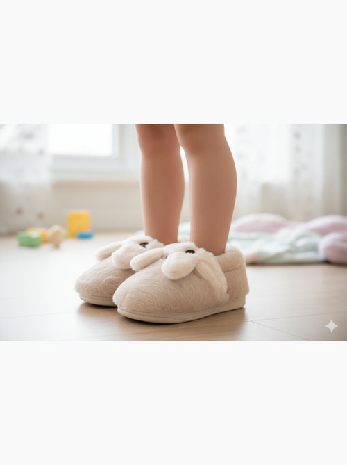 Pantoufles Enfant Animaux 3D Ultra Douces MB732831 - Kiabi Pantoufles Enfant Animaux 3D Ultra Douces MB732831 - Kiabi