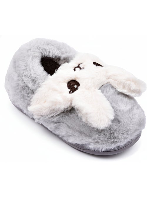 Pantoufles Enfant Animaux 3D Ultra Douces MB732831 - Kiabi