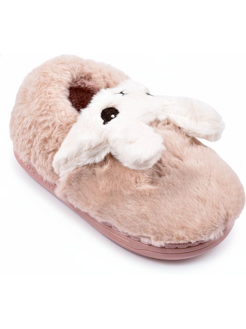 Pantoufles Enfant Animaux 3D Ultra Douces MB732831 - Kiabi