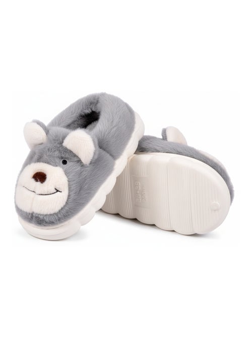 Pantoufles Enfant Animaux 3D Ultra Douces MD9758 - Kiabi