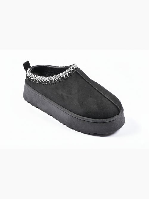 Pantoufles Femme Hiver Mule Style Scandinave MD9769 - Kiabi Pantoufles Femme Hiver Mule Style Scandinave MD9769 - Kiabi