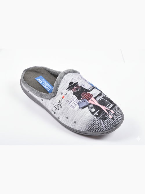 Pantoufles Femme Mule PhotoPrint - Kiabi