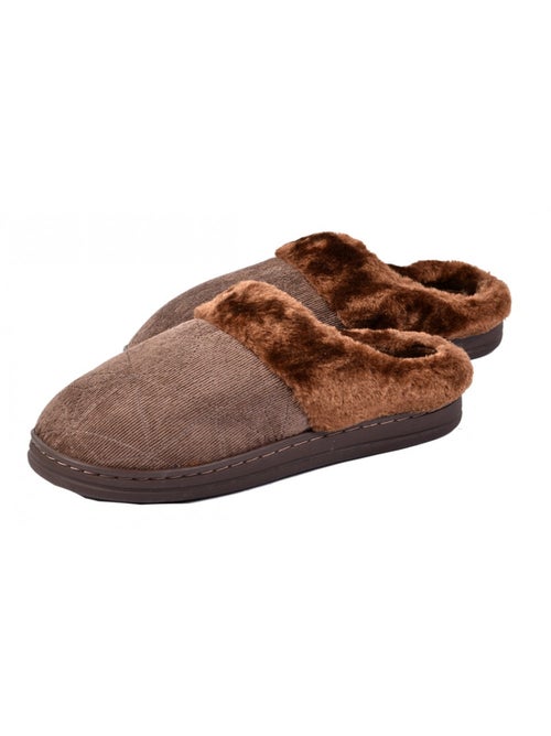Pantoufles homme confort et qualité supérieure pack de 2 - Kiabi Pantoufles homme confort et qualité supérieure pack de 2 - Kiabi