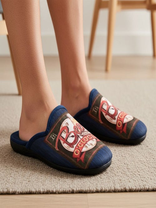 Pantoufles Homme Mule Fantaisie PHOTOPRINT - Kiabi Pantoufles Homme Mule Fantaisie PHOTOPRINT - Kiabi