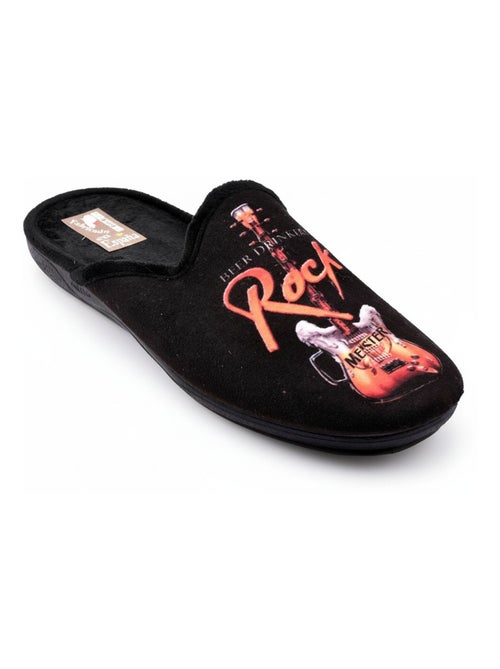 Pantoufles Homme Mule Fantaisie PHOTOPRINT - Kiabi Pantoufles Homme Mule Fantaisie PHOTOPRINT - Kiabi