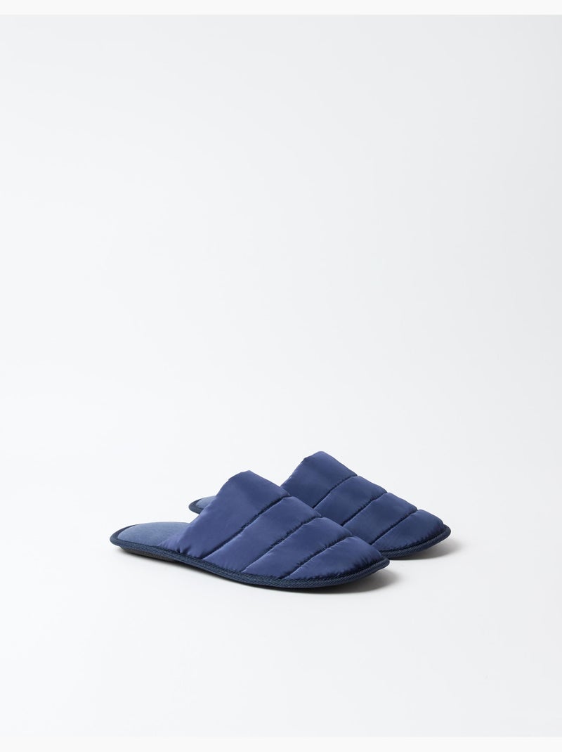 Pantoufles rembourrées pour chambre, mo fashion Bleu - Kiabi