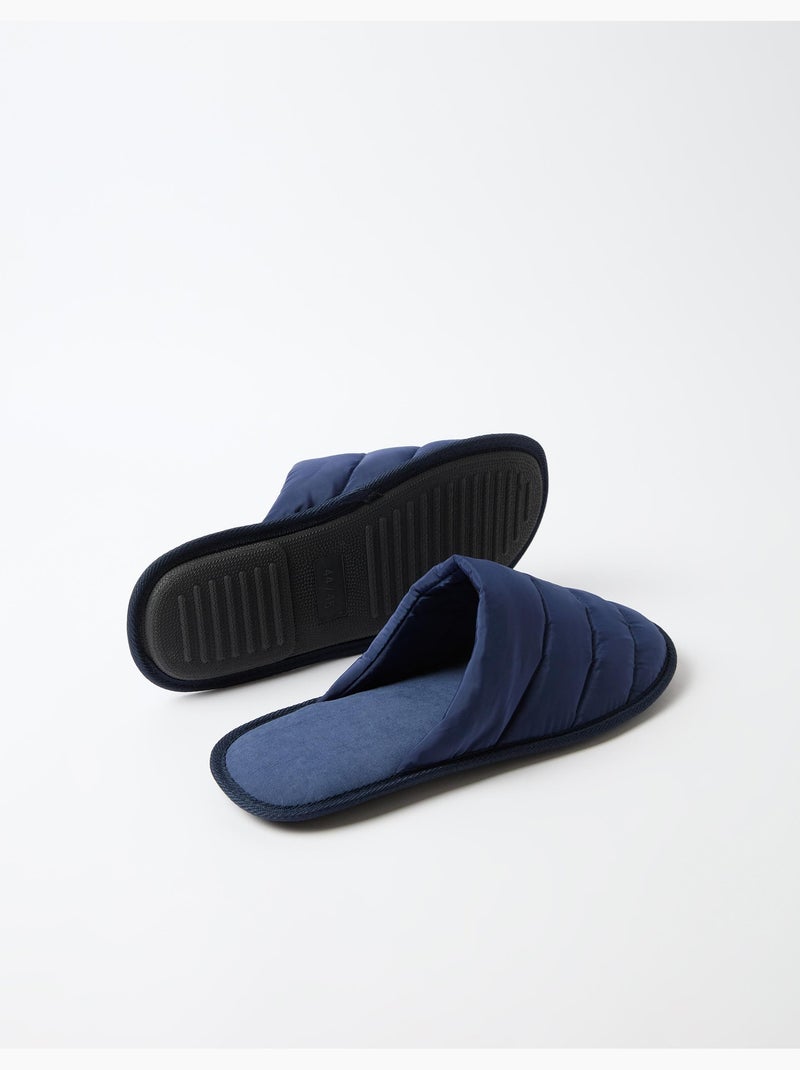 Pantoufles rembourrées pour chambre, mo fashion Bleu - Kiabi