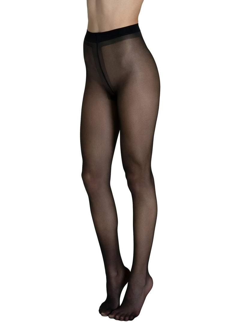Panty 20 den transparant selection Zwart - Kiabi
