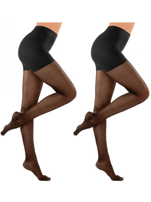 Panty dames comfort en kwaliteit INFINITIF - Set van 2 - Kiabi Panty dames comfort en kwaliteit INFINITIF - Set van 2 - Kiabi