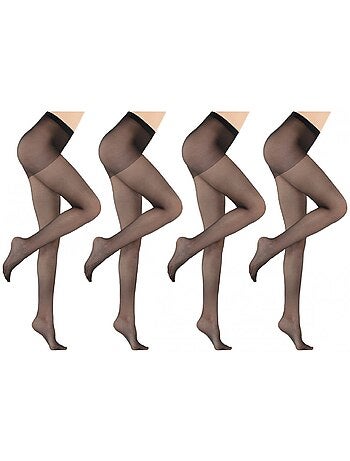 Panty Dames Comfort & Sterkte DIAMANTINO - Set van 4