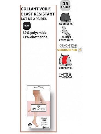 Panty Dames Comfort & Sterkte DIAMANTINO - Set van 4