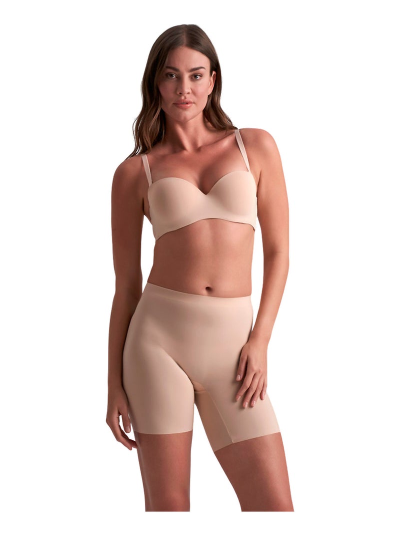 Panty short hauteur moyenne smooth essentials Beige - Kiabi