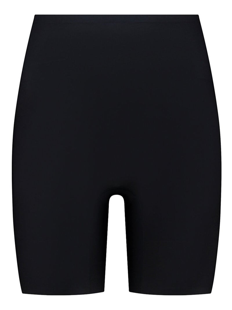 Panty short hauteur moyenne uni stretch Noir - Kiabi