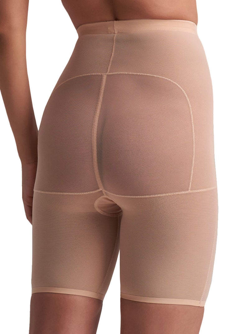 Panty short shapewear taille haute powermesh Beige - Kiabi