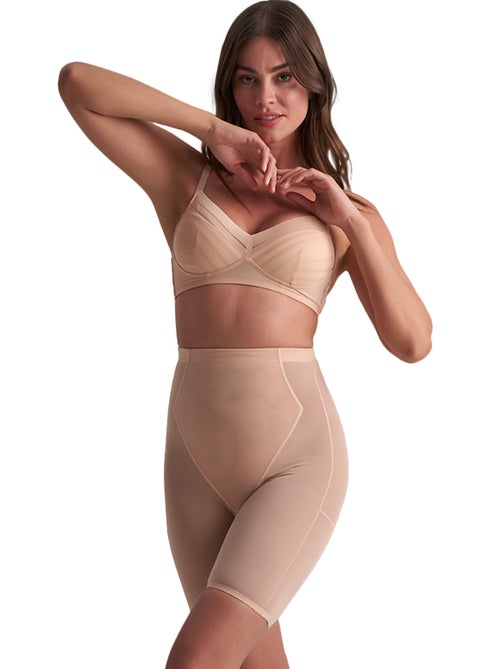 Panty short shapewear taille haute powermesh - Kiabi
