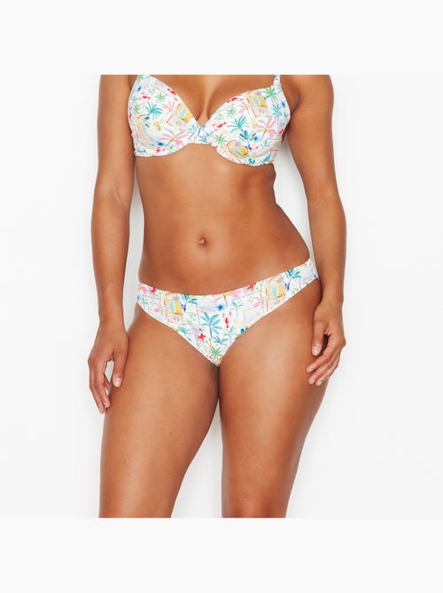 Papaye slip midi multikleur wit - Kiabi Papaye slip midi multikleur wit - Kiabi