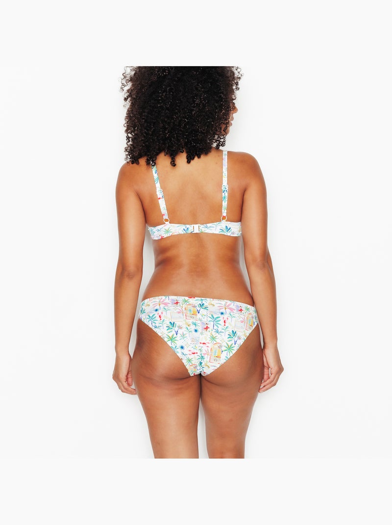 Papaye slip midi multikleur wit Wit Multikleur - Kiabi