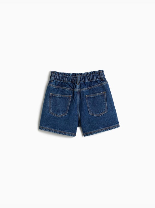 Paperbag Denim Shorts, MO Fashion - Kiabi Paperbag Denim Shorts, MO Fashion - Kiabi