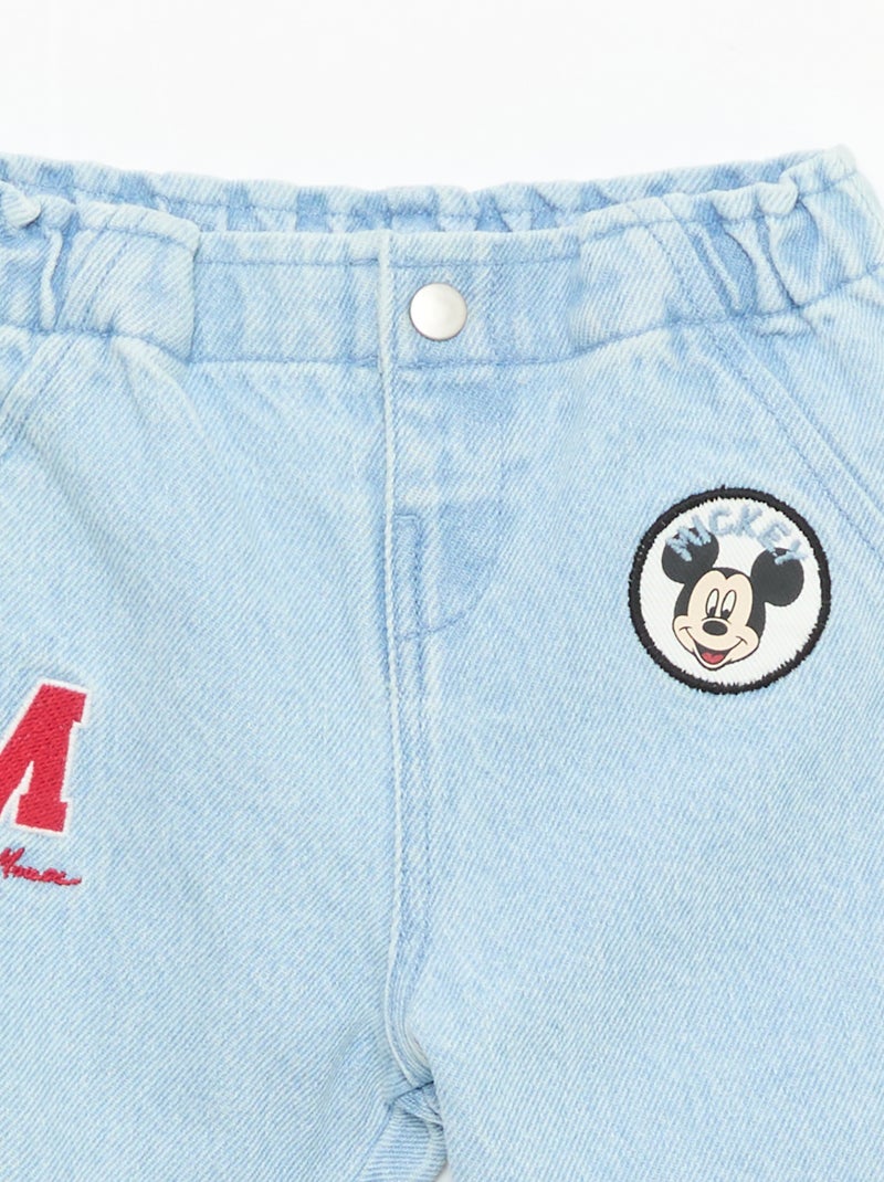 Paperbag jeans 'Disney' Blauw - Kiabi