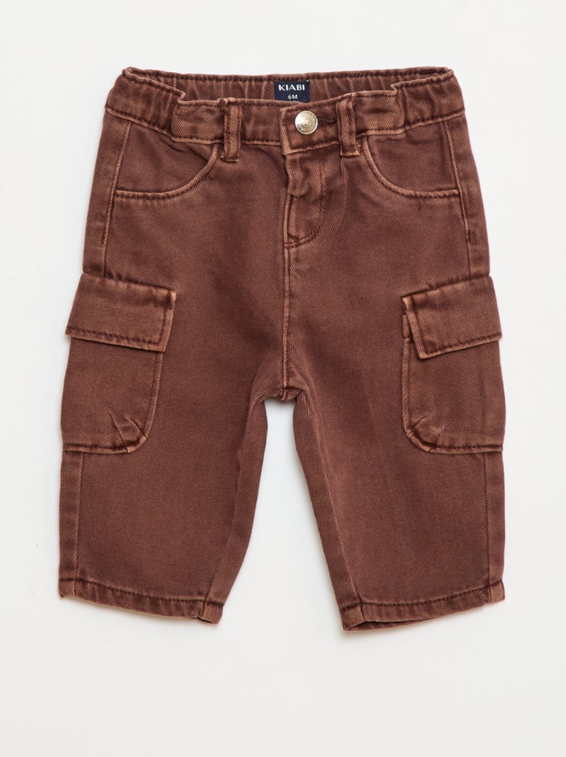 Paperbagbroek Bruin - Kiabi