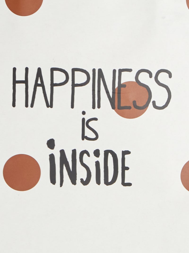 Papieren cadeautasje WIT - Kiabi