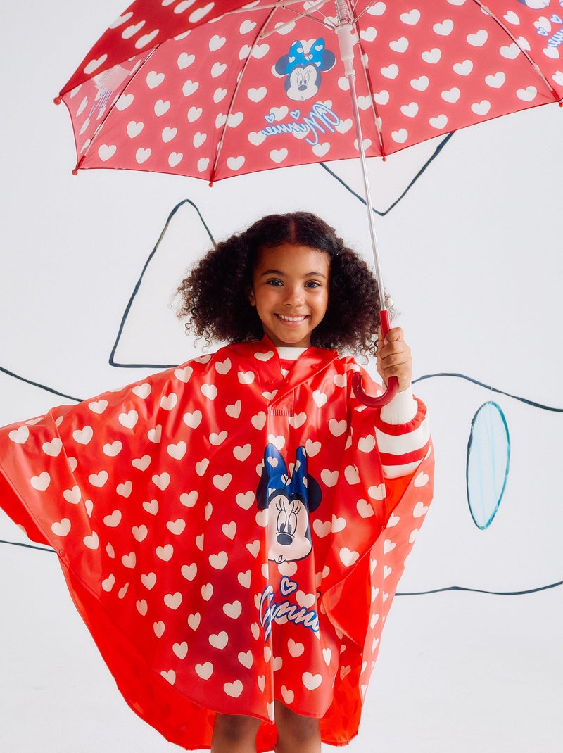 Paraplu met minnie ontwerp Rood - Kiabi