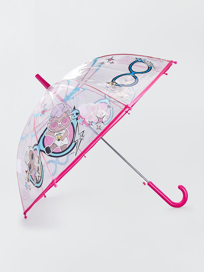 Parapluie en plastique transparent 'L.O.L. Surpris rose - Kiabi