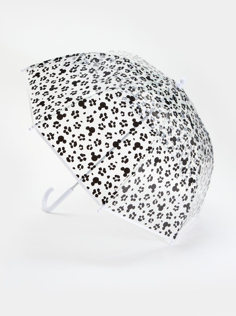 Parapluie motifs 'Mickey' effet léopard Blanc - Kiabi