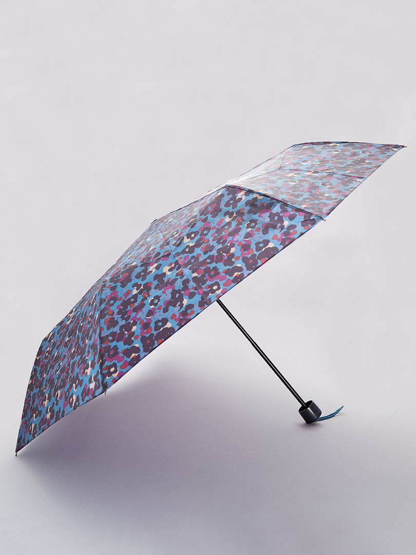 Parapluie pliant imprimé 'léopard' bleu/léopard - Kiabi