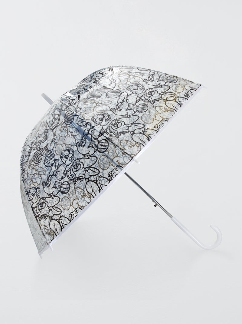 Parapluie transparent 'Disney' Blanc/Noir - Kiabi
